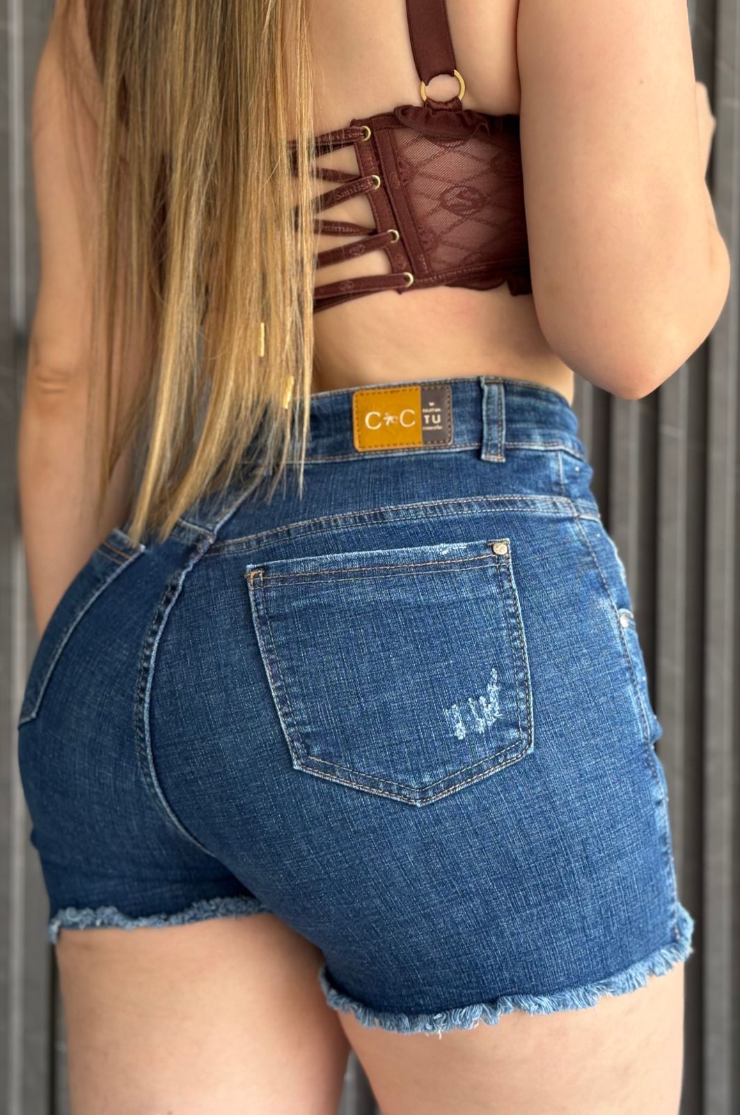 FALDA SHORT PEDRERIA MUJER REF: 6162